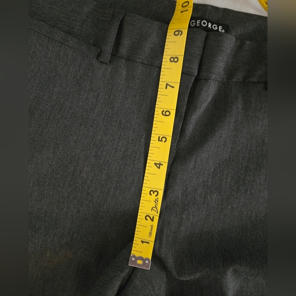 George NWT Slacks Gray Super Stretch Sz 6 Slim Leg - Picture 8 of 9